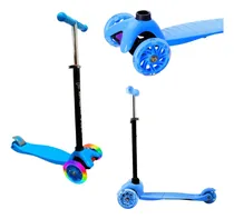 Comprar Monopatin Plegable 3 Ruedas C\u002Fluces Led M9 Varios Colores