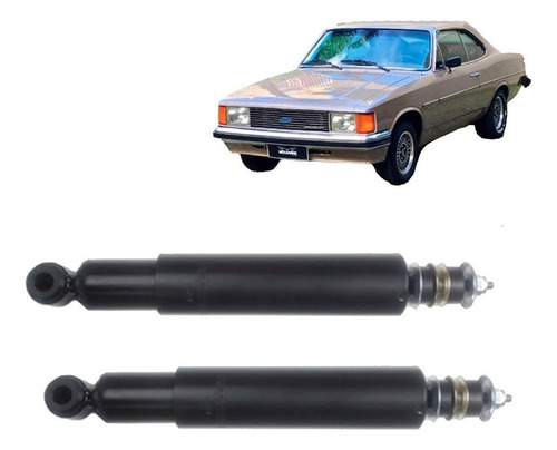 Par Amortiguadores Traseros Para Chevrolet Opala 1969 1991