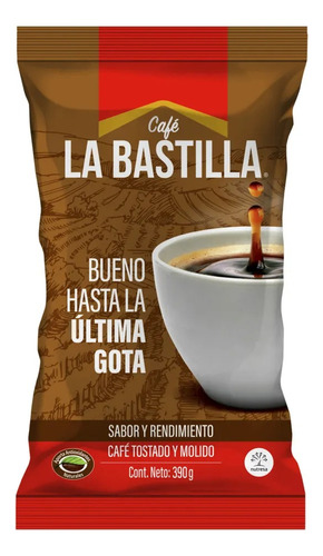 Cafe Tostado Y Molido 390 Gr La Bastilla