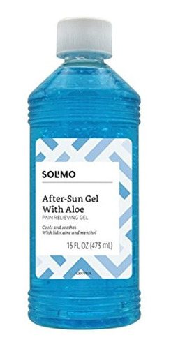Solimo - Gel After Sun Con Aloe Vera, Paquete De 1