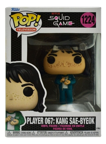 Juego Del Calamar 67 Kang Sae Byeok  #1224 Television Funko