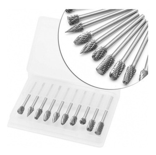 Imagen 7 de 7 de Kit Brocas Para Madera Metal Mototool 10 Piezas