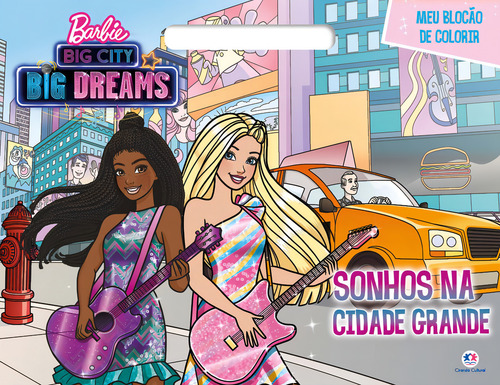 Barbie - Sonhos na cidade grande, de Freitas, Karina. Meu blocão de colorir Editorial Ciranda Cultural Editora E Distribuidora Ltda., capa mole em português, 2021