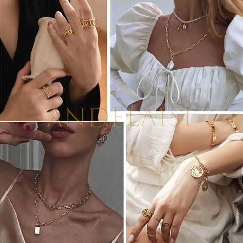 Andelaisi Boho Gargantilla De Perlas Collar Con Colgante De
