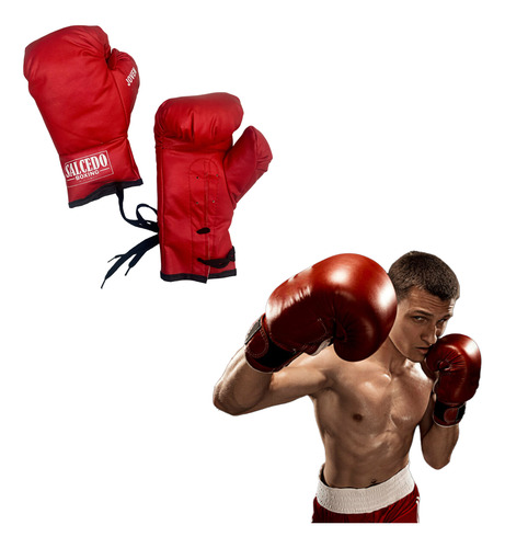 Par De Guantes De Box 12oz Con Cintas