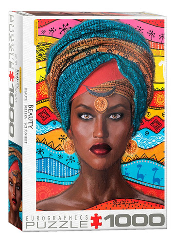 Belleza Africana Rompecabezas 1000 Piezas Eurographics