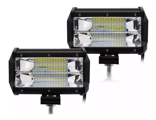 Faro Barra Led 5 Pulgadas 24 Leds 72watts 6000k Marca Ollo