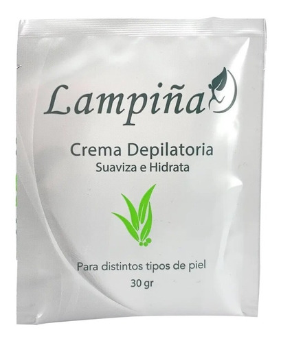 Crema Depilatoria Corporal Lampiña 30g Por Dos Unidades