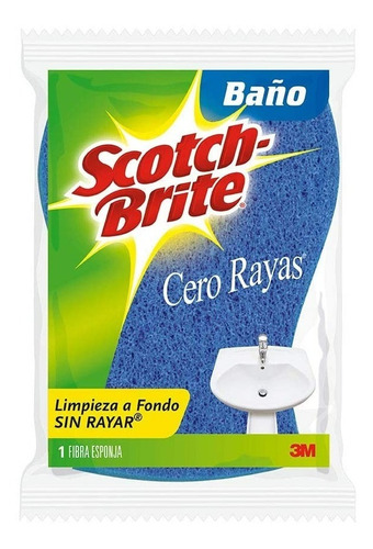 Fibra Cero Rayas Baños Scotch - Brite Limpieza Delicada