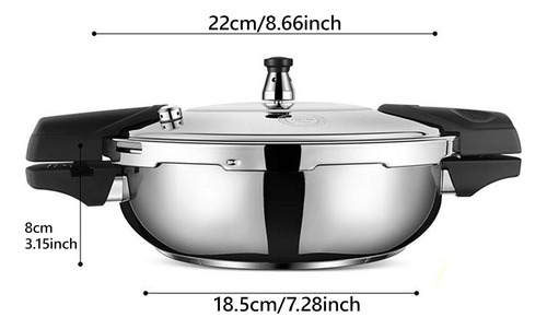 Olla A Presión Para Cocinar , 50-80 Kpa, Olla De 22 Cm