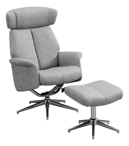 Monarch Specialties Sillon, Gris