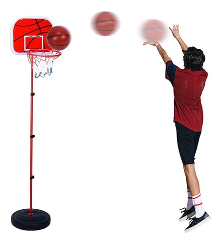 Juego Basketball Aro Tablero Para Niños 201cm Juguete