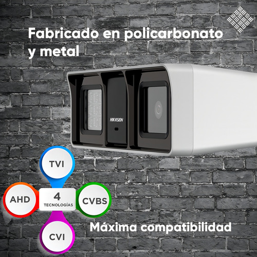 Hikvision Kit De 4 Cámaras De Seguridad Con Micrófono Integrado Bala Turbohd 2mp Dual Light Exterior Ip67 + Dvr 8mp 4 Canales Turbohd + 4 Canales Ip + 1tb Hdd Modelo Ids2ce18d0t-plus-sc+1tb