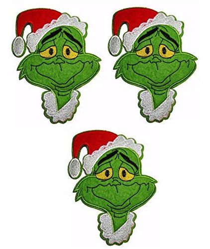 Personaje Gruñón Con Cara De Grinch Con Sombrero De Navidad