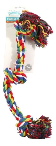 Cuerda Con Nudos 40cm Pawise Juguetes Perros/ Color Multicolor