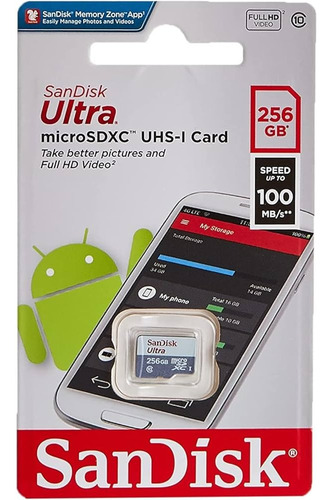 Sandisk Ultra Microsd 256gb 256g-gn3mn