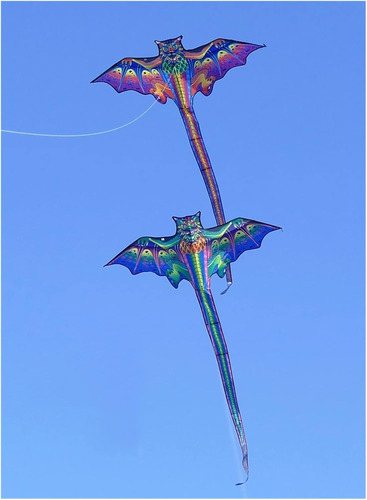 Nuevo Pterodáctilo Cometa 160 Cm Rojo/verde Cometa Dragón De