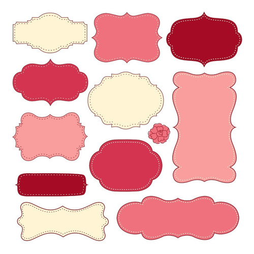 Kit Imprimible Pack Frames Etiquetas Label Clipart Cod 53