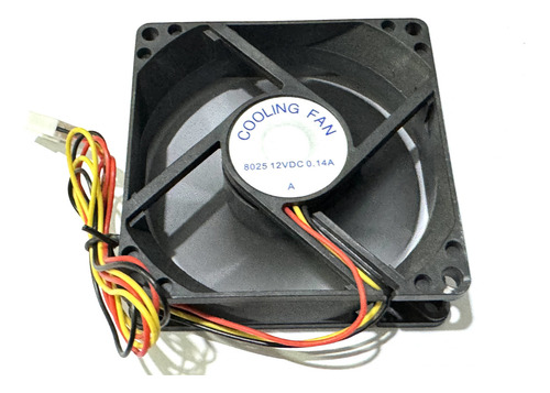 Forzador Cooler Heladera E Indoor 8x8 12v Fan Negro
