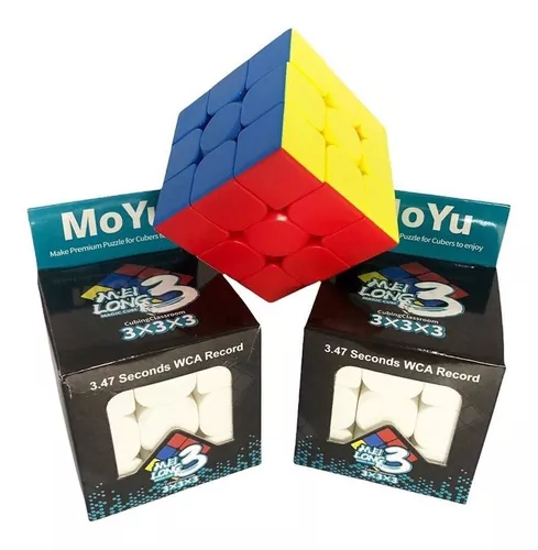 Cubo Mágico Barato Giro Rápido Profissional Magic Cube 3x3 - Dupari