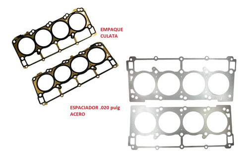 Empaque Culata Y Espaciador Acero Chrysler 300 5.7 V8 05-17