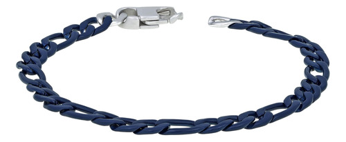 Metro Jewelry Pulsera De Cadena Fígaro Gruesa Para Hombre En