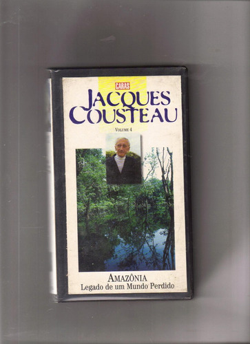 Vhs Caras Jacques Cousteau - Amazônia, Legado De Um Mundo Pe