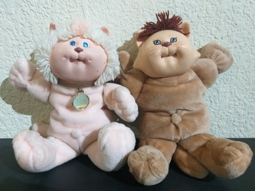 Lote De Dos Cabbage Patch, Linea Koosas, Vintage 1983