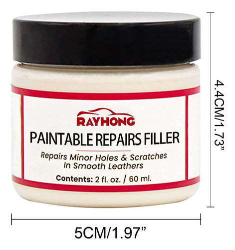 Leather Filling Paste Repair Holes Cracks Flexible