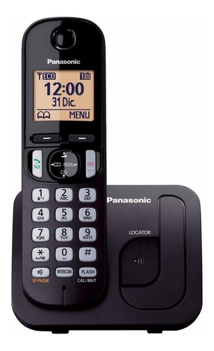 Imagen 1 de 2 de Teléfono inalámbrico Panasonic KX-TGC210 negro