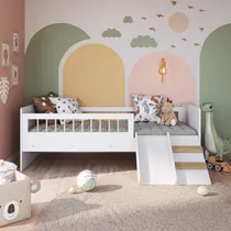 Comprar Cama Infantil Con Escalera Y Tobogán Afecto