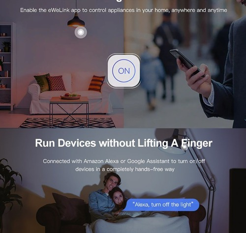 Imagem 10 de 10 de Kit 2 Sonoff Mini Interruptor Wi-fi Automação Residencial