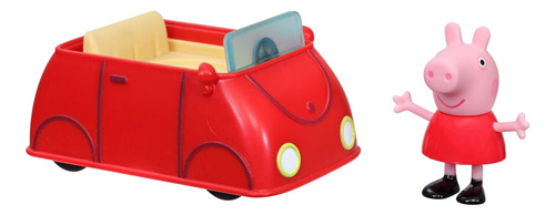 Peppa Pig Auto Rojo Con Figura Incluida