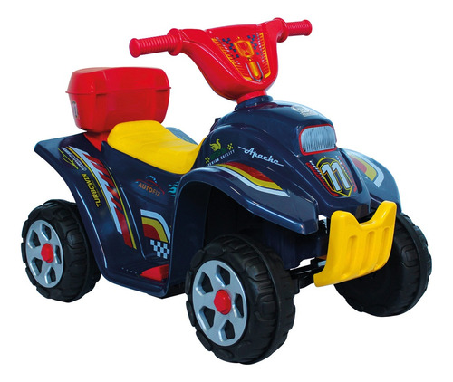 Apache Moto Eléctrica Infantil Azul 6v Color Azul Marino