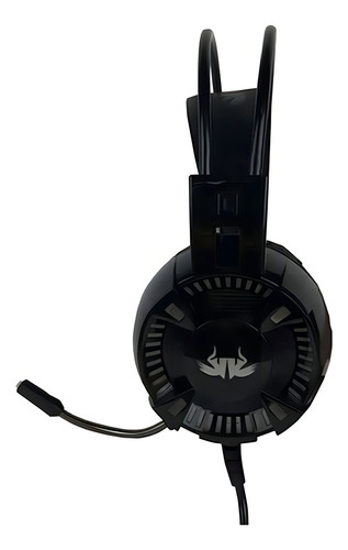 Fone De Ouvido Headset Jogos Gamer 7.1 P2 Led P/ Pc Notbooks Cor Preto