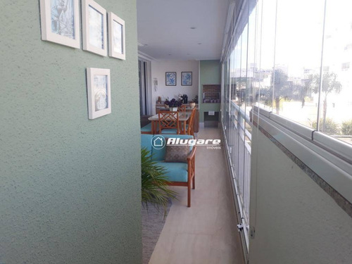 Apartamento Com 3 Suítes + 3 Vagas À Venda, 126 M² Por R$ 990mil - Centro - Guarulhos/sp - Ap3062