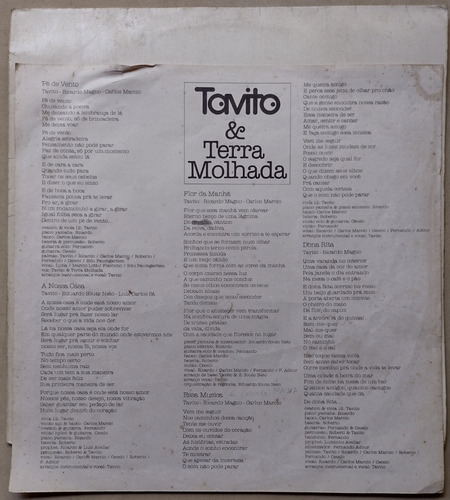 Lp Tavito Número 3 Pé De Vento 1982 Encarte Excelente Vinil (Usado)