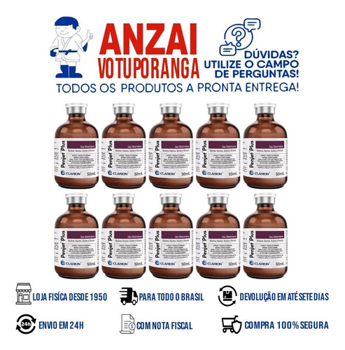 Kit 10 Unidades - Penjet Plus Ppu 50 Ml