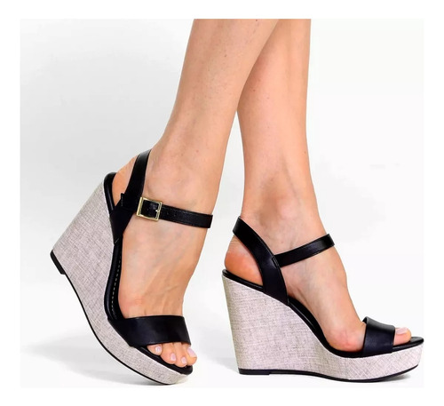 Sandalia Vizzano Mujer Taco Chino Plataforma Liviana Comoda