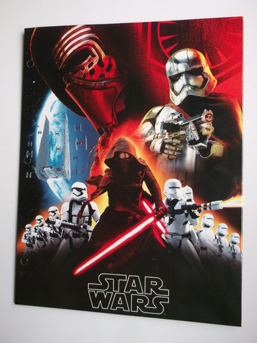 Kylo Ren Star Wars Folder Especial Para Carpeta 3 Anillos