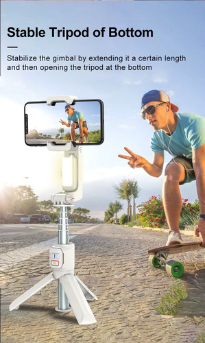 Gimbal Estabilizador Axnen A10 Beige
