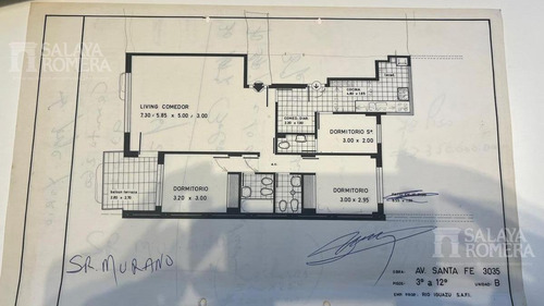 Venta - Semipiso Av Santa Fe 2 Dormitorios Y Dependencia