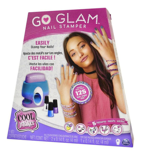 Imagem 6 de 10 de Conjunto Para Pintura De Unhas Go Glam Printer Value