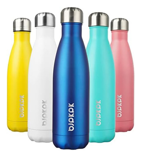 Termo De Acero Inoxidable (17 Oz) Botella De Agua Aislada, T