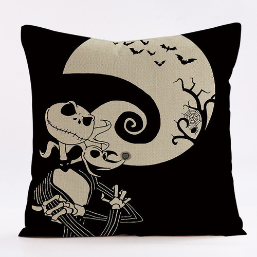 Para T 4 Fundas De Almohada Cuadradas De Halloween Jack
