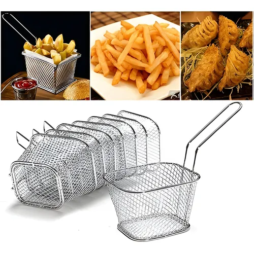 Mini Cesta Para Papas Fritas X 40