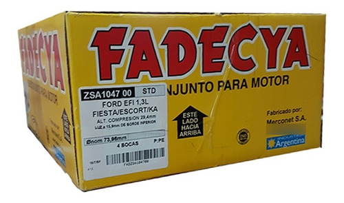 Subconjunto  Fadecya Ford Fiesta Ka 1,3 Nafta