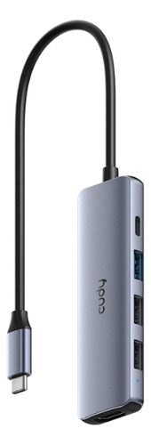 Hub Usb-c Cudy Uh405 5 Em 1 Usb Hdmi 4k Pd 100w Usb-a 5gbps