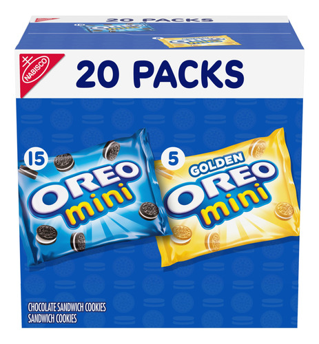 Oreo Mini Mix - Paquete Surtido De Galletitas Rellenas, 20 p