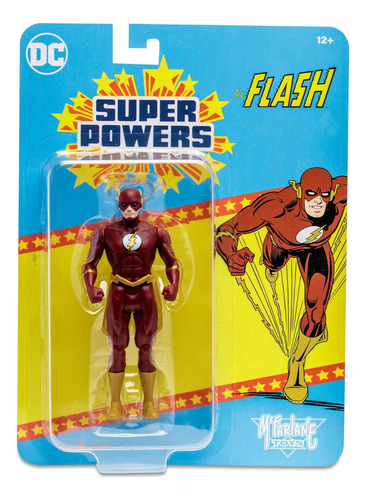The Flash Superhéroe Dc Cómics Mcfarlane Super Powers Figura